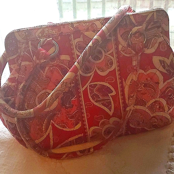 Vera Bradley Vintage Bag Rosie Posie Collection - Picture 9 of 11